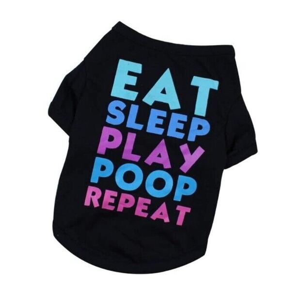 Tea Cup dog shirt Cute small dog clothes XS, Small, Large, X-large Sz Chart - Picture 3 of 7